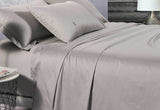 Luxton Queen Size 500TC Cotton Sateen Fitted Sheet (Linen Color)