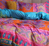 Luxton Queen Size 3pcs Boho Mandala Quilt Cover Set(3PCS)