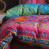 Luxton Queen Size 3pcs Boho Mandala Quilt Cover Set(3PCS)