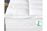 Luxton King Single Size 1000GSM Bamboo Mattress Topper with Gusset Support