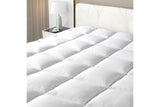 Luxton King Single Size 1000GSM Bamboo Mattress Topper with Gusset Support