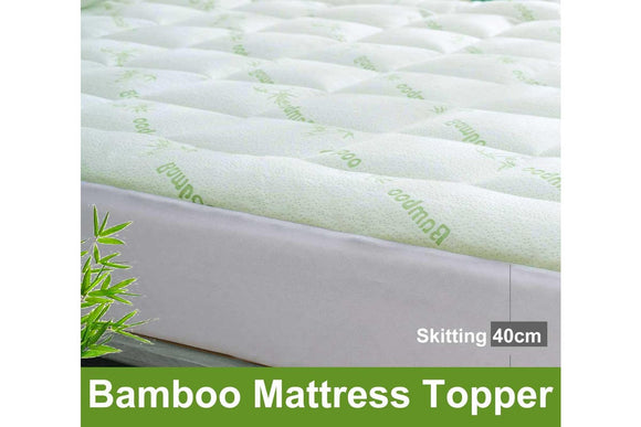 Luxton King Size Bamboo Mattress Topper 800GSM