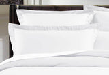 Luxton King Size 500TC Cotton Sateen Quilt Cover Set (White Color)