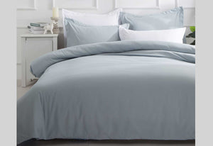 King Size Blue Fog Quilt Cover Set (3PCS)