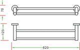 Chrome Towel Rail