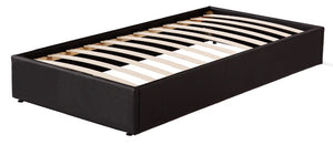 PU Leather Single Bed Ensemble Frame