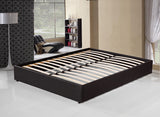 PU Leather Double Bed Ensemble Frame