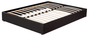 PU Leather Queen Bed Ensemble Frame