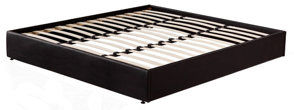 PU Leather King Bed Ensemble Frame