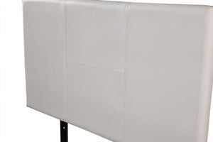 PU Leather Single Bed Headboard Bedhead - White