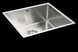 490x440mm Handmade Stainless Steel Undermount / Topmount Kitchen Laundry Sink with Waste