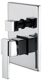 Chrome Bathroom Shower Wall Mixer Diverter w/ WaterMark