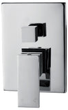 Chrome Bathroom Shower Wall Mixer Diverter w/ WaterMark