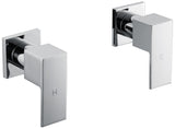 Chrome Bathroom Shower / Bath Mixer Tap Set w/ WaterMark