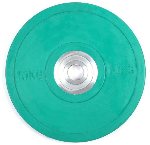 10KG PRO Olympic Rubber Bumper Weight Plate