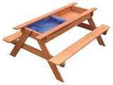 Sand & Water Wooden Picnic Table