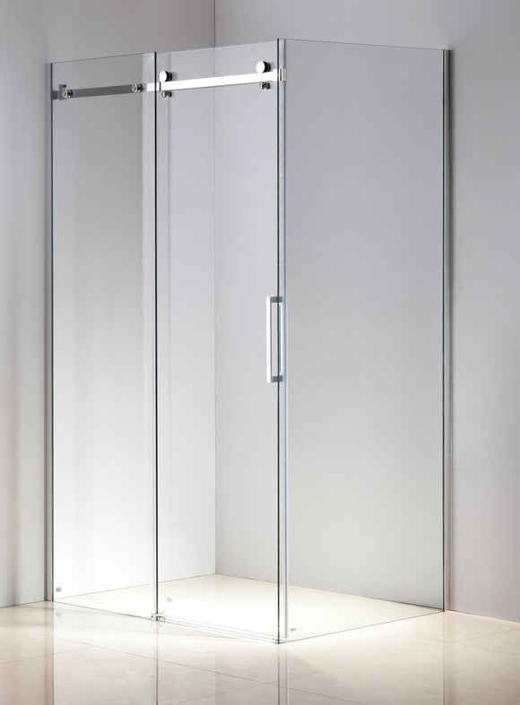 Shower Screen 1200x900x1950mm Frameless Glass Sliding Door By Della Francesca