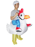 CHICKEN Fancy Dress Inflatable Suit - Fan Operated Costume