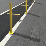 Yellow Heavy Duty Steel Bollard Post