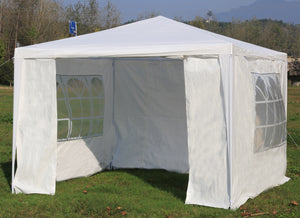 3x3m Gazebo Outdoor Marquee Tent Canopy White