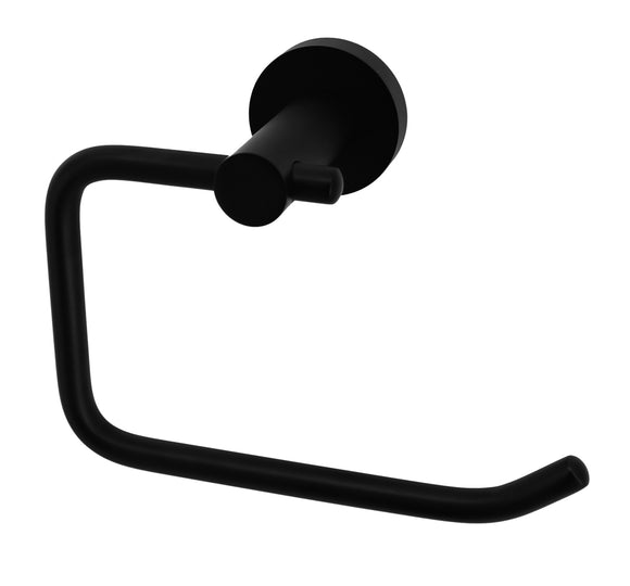 Classic Toilet Paper Holder Electroplated Matte Black Finish