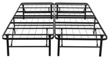 Queen Folding Metal Bed Frame Storage Platform Mattress Base