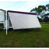 4.6m Caravan Privacy Screen Side Sunscreen Sun Shade for 16' Roll Out Awning