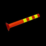 4x Plastic Traffic Bollard Barrier Post Crowd Control Safety