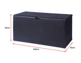 Patio Deck Box Outdoor Storage Plastic Bench Box 450 Litre