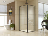 Semi Frameless Shower Screen (74~82)x 195cm & (98~101)x 195cm Side AS/NZS Glass