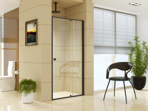 Adjustable Semi Frameless Shower Screen (98~106) x 195cm Australian Safety Glass