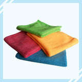 18x Microfibre Cleaning Cloth Microfiber Dish Car Gym Towel Glass 210GSM 40x30cm