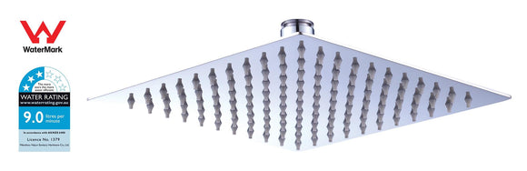 200mm Shower Head Square 304SS Polished Chrome Finish