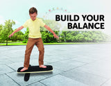 Balance Board Trainer with Adjustable Stopper Wobble Roller