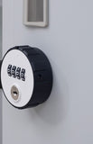 4-Digit Combination Lock One-Door Office Gym Shed Clothing Locker Cabinet Grey