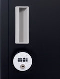 4-digit Combination Lock 12 Door Locker for  Office Gym - Light Grey