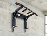 Heavy Duty Wall Mounted Power Station - Knee Raise - Pull Up - Chin Up -Dips Bar