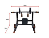 Heavy Duty Wall Mounted Power Station - Knee Raise - Pull Up - Chin Up -Dips Bar