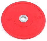 Set of 2 x 5KG PRO Olympic Rubber Bumper Weight Plates