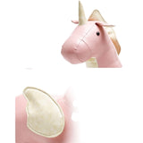 Wendy Wooden Pink Unicorn Princess Kiddie Chair