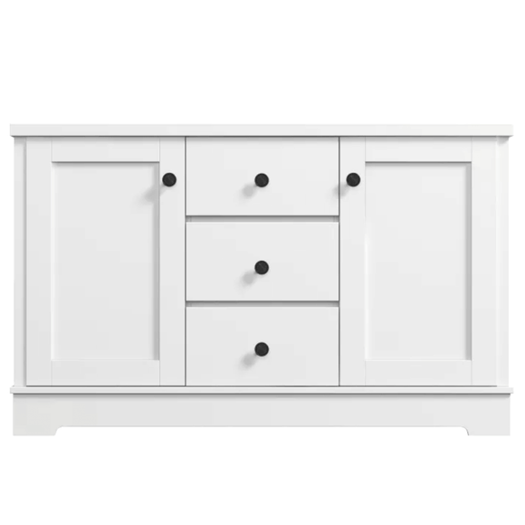 Margaux White Coastal Style Sideboard Buffet Unit