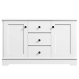 Margaux White Coastal Style Sideboard Buffet Unit