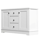 Margaux White Coastal Style Sideboard Buffet Unit