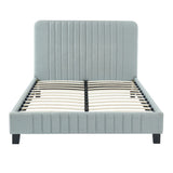 Carlisle Stone Grey Solid Pinewood Bed Frame Double Size