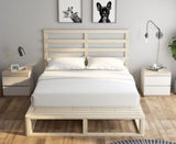 Industrial Coastal Pallet Bed Frame Bed Base King