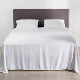 Better Dream 100% Organic Bamboo Flat Sheet White Queen Size