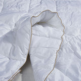 Goose Down Alternative Feather Quilt with Organic Cotton Cover Double