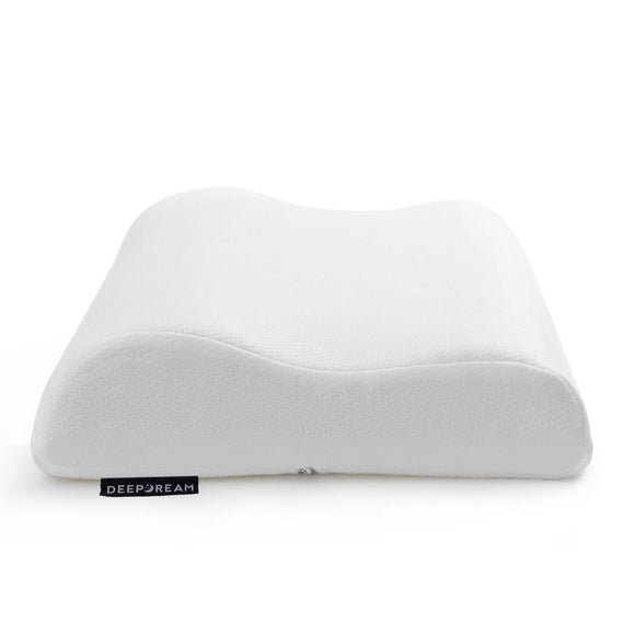 Contoured Pillow Neck Support Memory Foam in Charcoal