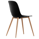 Erin Black Versatile Dining Chair Set of 2