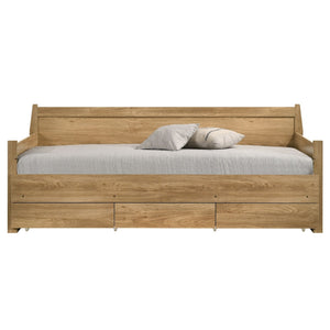 Mica Natural Wooden Day Bed with 3 Drawers Sofa Bed Frame